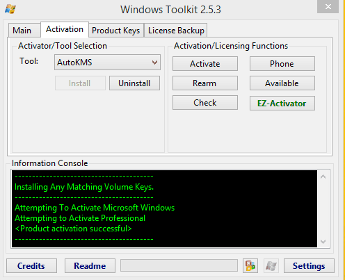 microsoft toolkit v2.5.3 activator